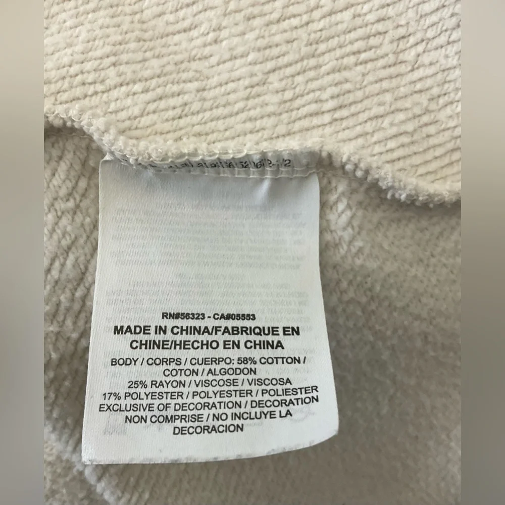 Nike Cream Relaxed Fit Hoodie Sweatshirt
